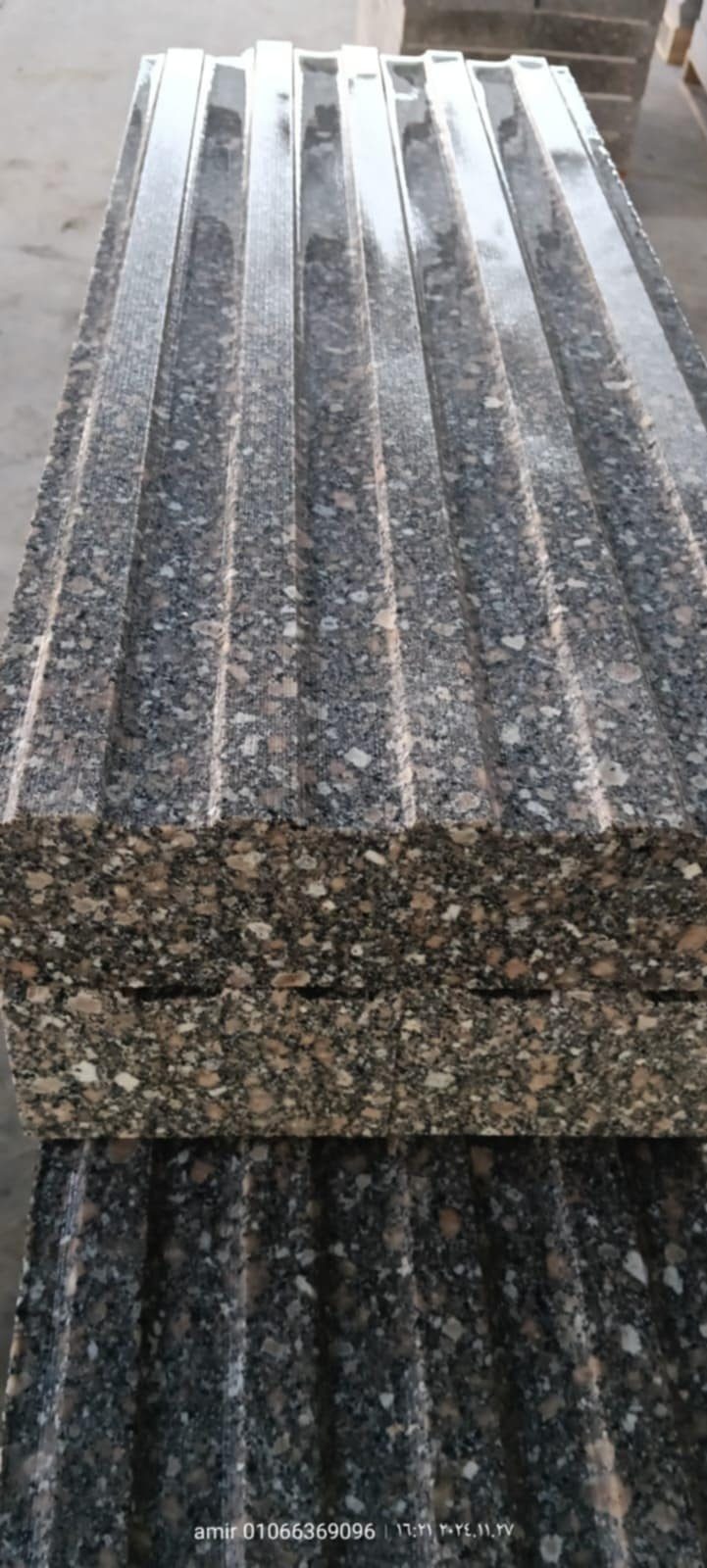 Egyptian granite paving