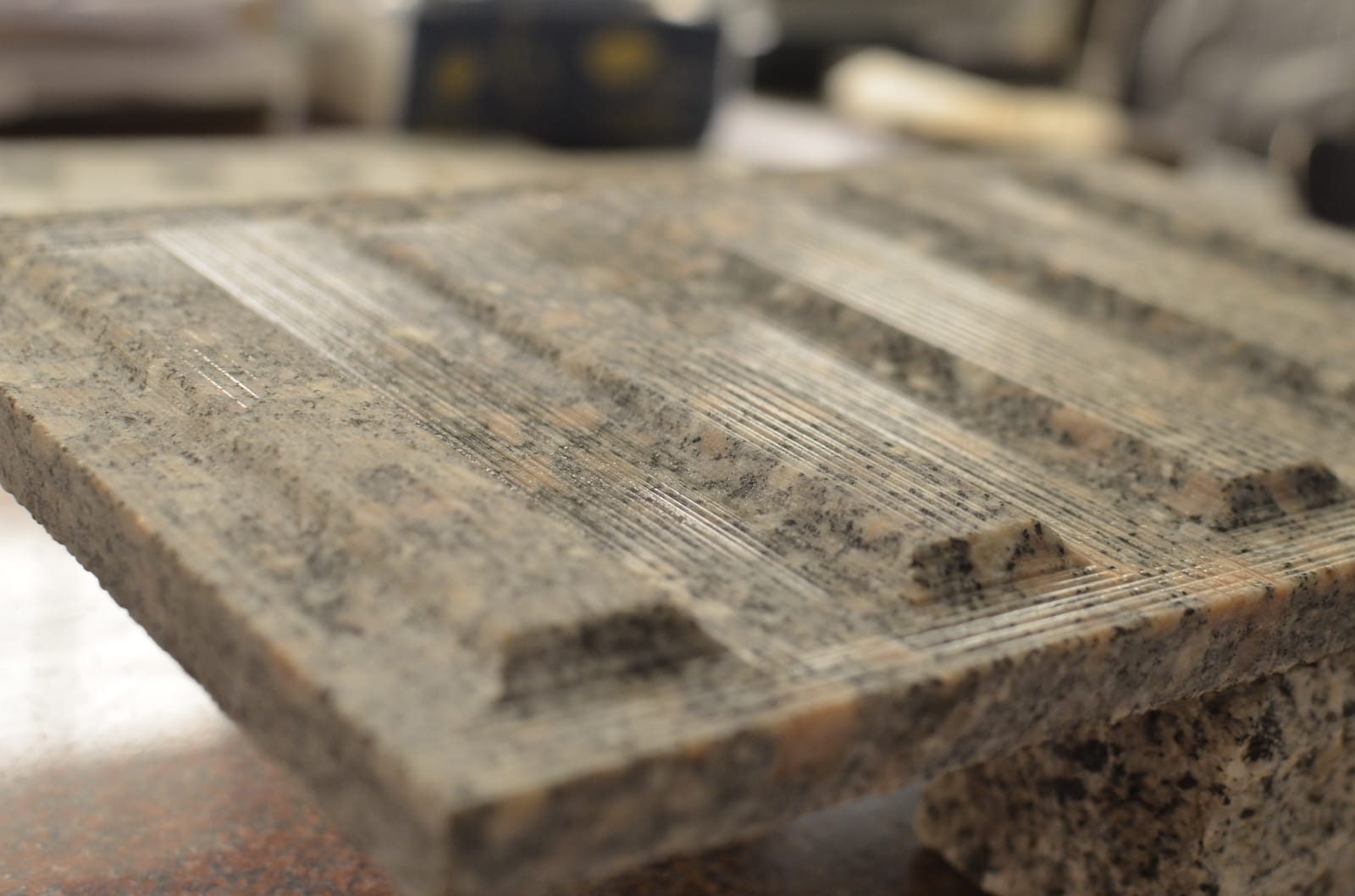 3D textured granite tile